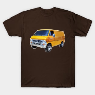 1970s Custom Van Retro Design T-Shirt